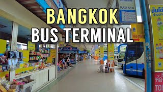 4K Travel Thailand On A Budget  Bangkok Ekkamai Bus Station [upl. by Oiratnom211]