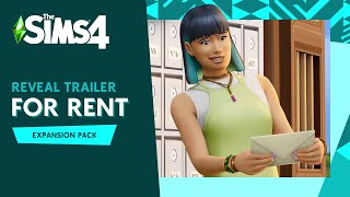 The Sims 4 For Rent Expansion Pack Official Reveal Trailer [upl. by Backer307]