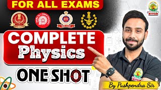 🔴Complete Physics For Railway SSC CGL CHSL 2024  Pushpendra Sir  Rankers Gurukul oneshot [upl. by Baxie]