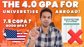 Converting 10CGPA to 40 GPA amp What a Good GPA Is for MS in USA 🇺🇸  Study Abroad ✈ [upl. by Regen258]