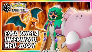 Decidueye e Blissey infernizaram o meu jogo  Pokemon Unite Charizard Gameplay [upl. by Dave369]