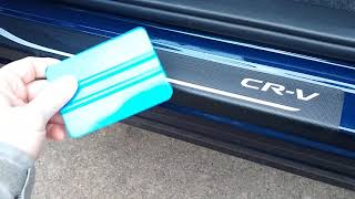 Honda CRV Door Sill Protection Film 5th Gen [upl. by Prior]