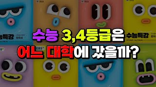 요즘 수능 34등급이 가는 대학 ㄷㄷ  입시덕후 [upl. by Rafe]