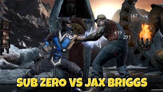 FROSTY SHOWDOWN SUBZERO VS JAX BRIGGS  CLASH OF ICE AND IRON [upl. by Ossie20]