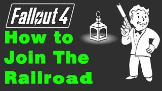 Fallout 4 How to Find the Railroad Faction Road to Freedom Quest Guide Railroad Achievement [upl. by Iene]