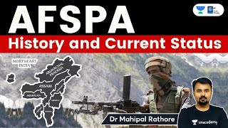 AFSPA Know All about it  History Current Status Pros and Cons Security UPSC [upl. by Keyte]