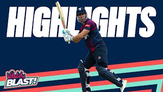 Chris Lynn Smashes HalfCentury  Durham v Northamptonshire  Highlights  Vitality Blast 2022 [upl. by Nydia]