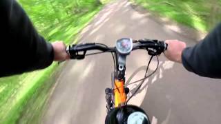 80cc Motorized Bicycle Ride GoPro 3 HD [upl. by Treblih925]