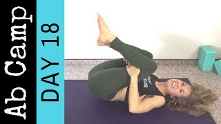 Ab Camp Day 18 Quick Ab Routine Home Exercise Program [upl. by Hadeehsar]