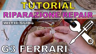 🍕 G3 Ferrari Delizia 🛠️tutorial smontaggio rotazione pietra refrattaria e sostituzione morsetto [upl. by Airtina]