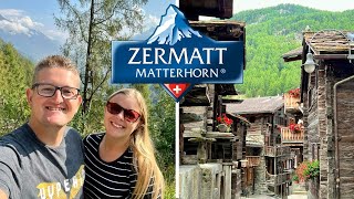 Sightseeing In Switzerland BEAUTIFUL Zermatt Village amp The Matterhorn [upl. by Bush]