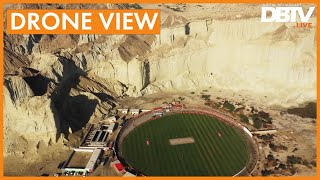 Gwadar Stadium  Beautiful View  Drone Shot  Most beautiful Ground in the world [upl. by Laniger]