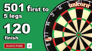 501 Darts Match outshotdarts vs GiK first to 5 Legs [upl. by Eanore]