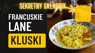 Francuskie lane kluski Przepis  SEKRETNY TRIK 🕵🕵🕵 [upl. by Adnirod]