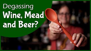 Degassing homebrew mead and wine and cider Why and how to degas [upl. by Ecreip]