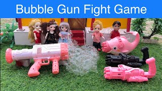 Bubble Gun Fight Gamechuttibomma chintuvideo bubblegun fight [upl. by Arahsal]