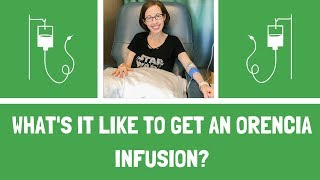 Whats it like to get an Orencia infusion for rheumatoid arthritis [upl. by Hassadah]