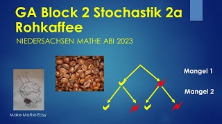 GA Niedersachsen Mathe Abi 2023 Stochastik Block 2a Rohkaffee [upl. by Hulda]