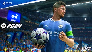 FC 24  Man City vs PSG Ft Haaland Mbappe  UEFA Champions League  PS5™ 4K60 [upl. by Laurin]