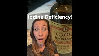 Iodine Deficiency Iodine Skin Patch Test GAPS [upl. by Anahtor]