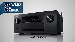 Denon AVRX7200W flagship AV receiver [upl. by Ahsiekin]