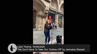 Leah Thorne with quotWe Dont Have To Take Our Clothes Offquot by Jermaine Stewart 16092020 [upl. by Zurciram]