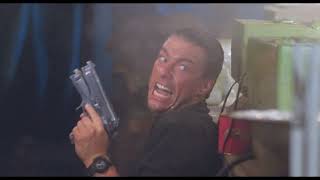 VAN DAMME  Warehouse shootout scene  REDUX  HD  DOUBLE IMPACT [upl. by Candie]