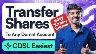 Transfer Shares to any Account in Just 10 Minutes  Demat to Demat Stock Transfer with CDSL [upl. by Keating174]