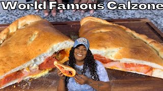 World Famous Calzone Recipe [upl. by Volding]