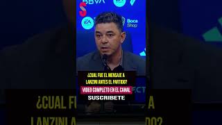 ¿Cuál fue el mensaje a Lanzini antes el partido [upl. by Estrellita]