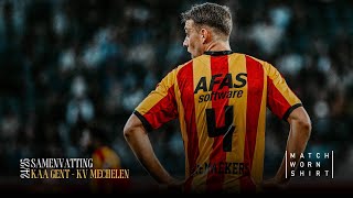 Speeldag 7  S2425  KAA Gent vs KV Mechelen [upl. by Prudence]