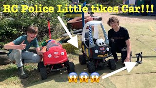 RC LITTLE TIKES Police Car BUILD [upl. by Prentice]