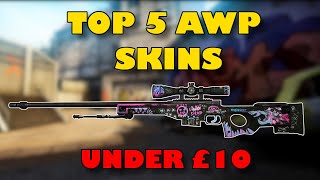 CSGO Top 5 Cheap AWP Skins Under £10 [upl. by Ezana625]