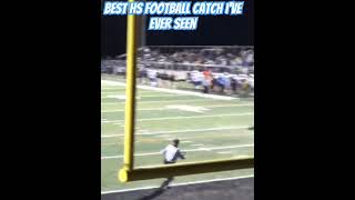 INSANE touchdown catch football highschoolfootball catch touchdown playoffs highlights [upl. by Alysia50]