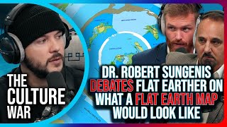 Dr Robert Sungenis DEBATES Flat Earther amp Astronomer On What A FLAT EARTH Map Would Look Like [upl. by Harcourt]