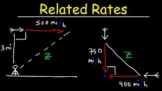 Related Rates  Airplane Problems [upl. by Baseler292]