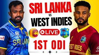 Sri Lanka vs West Indies live 1st ODI  SL vs WI live  live cricket match today  Cricket live [upl. by Eelsnia]