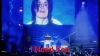 Just Wanted To Say quotI Need Youquot Michael Jackson [upl. by Aratas]