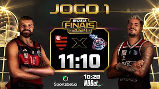 NBBet  Finais NBB CAIXA 2024  🔴⚫Flamengo X Sesi Franca🏟️  Jogo 1  010624  Ao vivo com imagens [upl. by Jess]