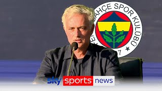 Jose Mourinho unveiled as Fenerbahçe head coach [upl. by Anerb]