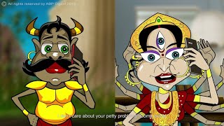 Mahishasur Pala 2015  Bengali cartoon viralvideos [upl. by Neelram]