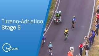 TirrenoAdriatico 2019  Stage 5 Highlights  inCycle [upl. by Aidnis138]