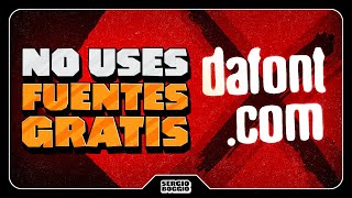 Los PELIGROS de usar TIPOGRAFÍAS GRATIS [upl. by Landahl]