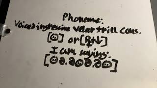 Phone ꙫ voiced ingressive velar trill consonant snort [upl. by Saxen31]