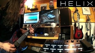 Line 6 Helix  Metal  Playthrough [upl. by Odette]