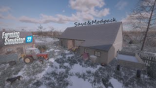 SaveampModpack FS22 Polska wieś Małe gospodarstwo [upl. by Lizzie]