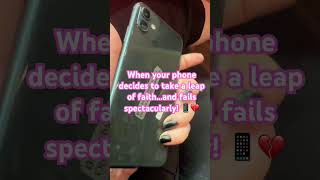 When your phone decides to take a leap of faithand fails spectacularly📱 phonerepair phoneshop [upl. by Dam]