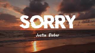 Justin Bieber  Sorry Lyrics [upl. by Lyman]