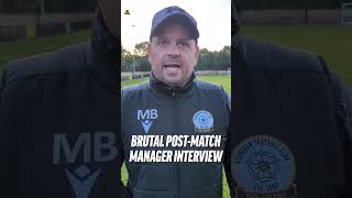 HILARIOUS NONLEAGUE MANAGER RANT horndeanfc footballbanter football nonleague [upl. by Birck]