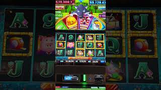 Mansion feature Bonus Huff N Even More Puff slot casino jackpot [upl. by Diella98]